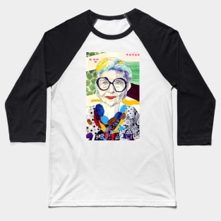 Iris Apfel fanart Baseball T-Shirt